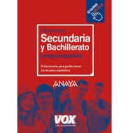 Diccionario de Secundaria y Bachillerato. Lengua española.